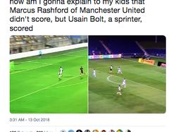 Usain Bolt Bikin Gol, Alexis Sanchez Kena Sindir