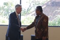 Gubernur Bank Indonesia bertemu dengan Gubernur Bank Sentral AS (The Federal Reserve) Jerome Powell