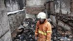Begini Kondisi Ruko Karet Tengsin Usai Dilahap Api