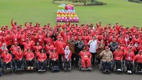 Bonus tersebut diberikan oleh Presiden Jokowi di Istana Negara Bogor, Jawa Barat, Sabtu (13/10/2018) dengan didampingi Direktur BRI Suprajarto. Untuk atlet perorangan, peraih medali emas, memperoleh bonus sebesar Rp 1,5 miliar, peraih perak sebesar Rp. 500 juta, dan atlet yang memperoleh perunggu sebesar Rp 250 juta. Foto: dok. BRI