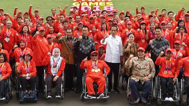 Menpra usulkan atlet Asian Para Games 2018 di atas 35 tahun diusulkan jadi pegawai BUMN. (