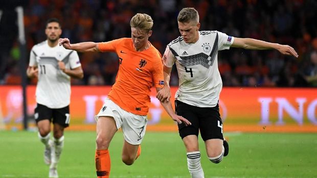 Timnas Jerman mengalami kekalahan 0-3 dari Belanda pada laga UEFA Nations League.