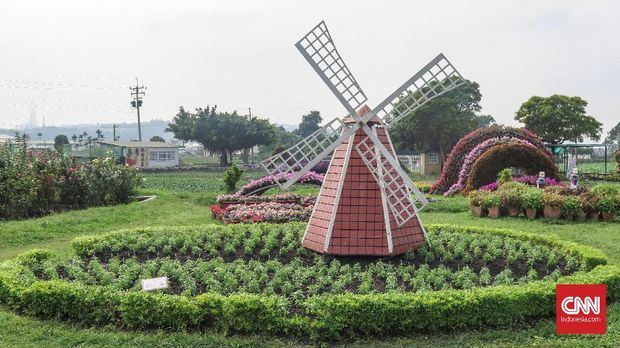 Chung She Flower Garden Taiwan, Taman Bunga Obat Kepenatan