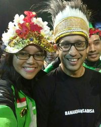 Pipit Pitriasih saat selfie dengan CEO Go-Jek, Nadiem Makarim, dalam suatu kesempatan.