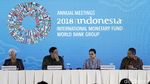 Saling Bergandeng Tangan Tutup IMF-WB di Bali