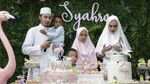 Mesranya Kartika Putri dan Habib Usman di Pesta Ultah Anak