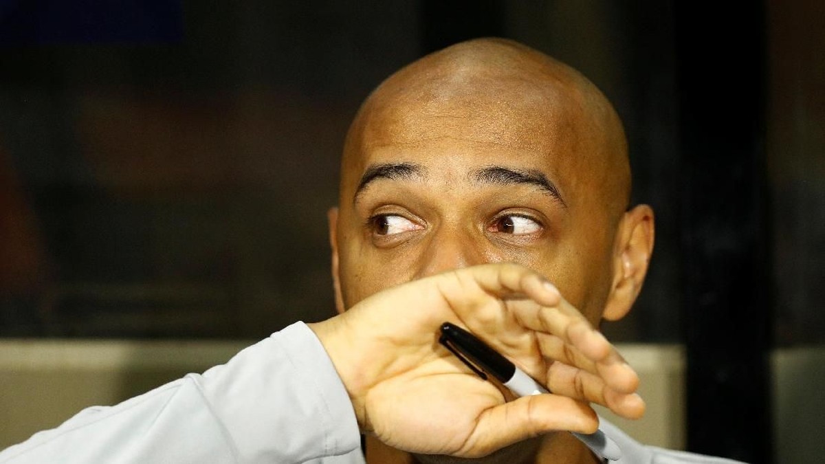 Thierry Henry memulai kariernya sebagai pelatih AS Monaco (Francois Lenoir/Reuters)