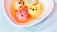 Winnie The Pooh juga tak mau kalah. Selain bentuknya unik, warna ronde ini juga bikin tampilannya semakin menarik. Foto : instagram @peachloving_pax  
