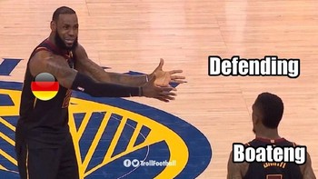 Permainan Jerome Boateng pun dikritik oleh sejumlah netizen di Twitter. Foto: Istimewa