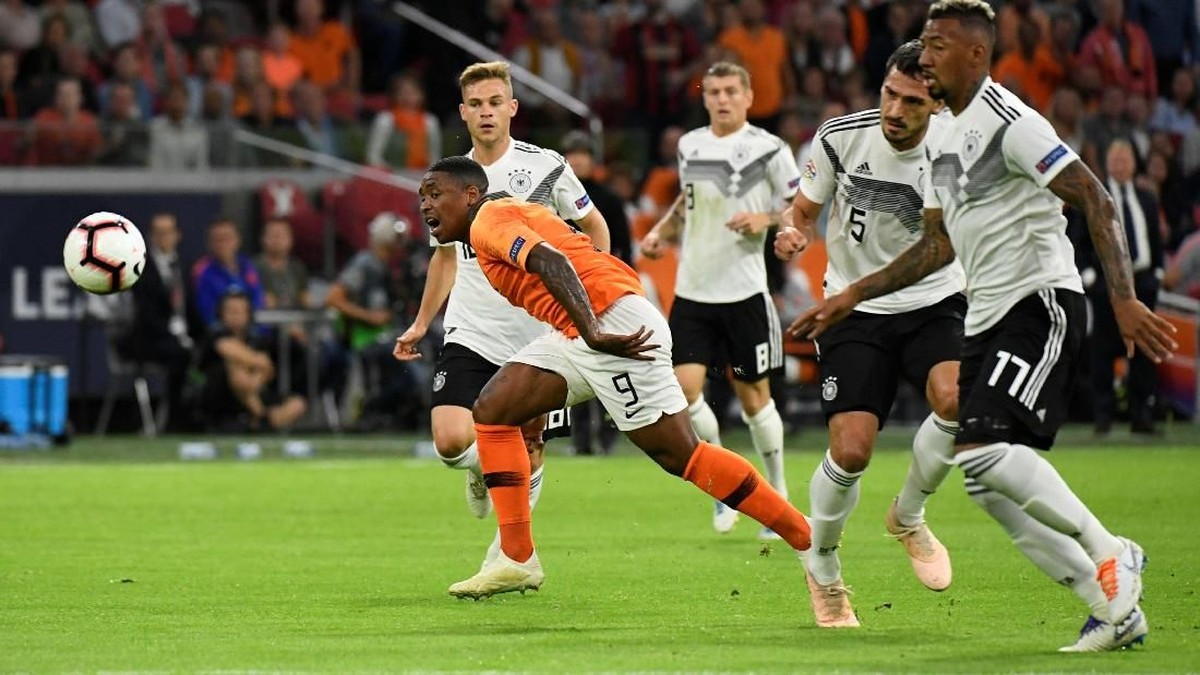 Jerman takluk 0-3 dari Belanda di laga UEFA Nations League (REUTERS/Piroschka Van de Wouw)