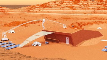 Tempat tinggal yang satu ini sepertinya terlalu sederhana untuk mengakomodasi kolonisasi manusia ke Mars. Foto: NASA