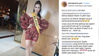 Tak hanya sekali Debra memakai dress batik, yang merupakan rancangan seorang desainer dengan label Indu Borneo. (Foto: dok. Instagram/debrajeanne.poh)
