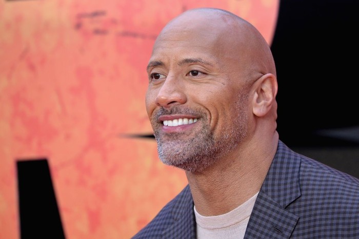 LONDON, ENGLAND - APRIL 11:  Actor Dwayne Johnson attends the European Premiere of Rampage at Cineworld Leicester Square on April 11, 2018 in London, England.  (Photo by Jeff Spicer/Getty Images)