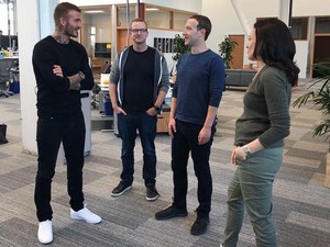 Beckham Jumpa Zuckerberg Disambut Komentar Miring