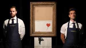Ini Penampakan Lukisan Banksy Senilai Rp 20 M