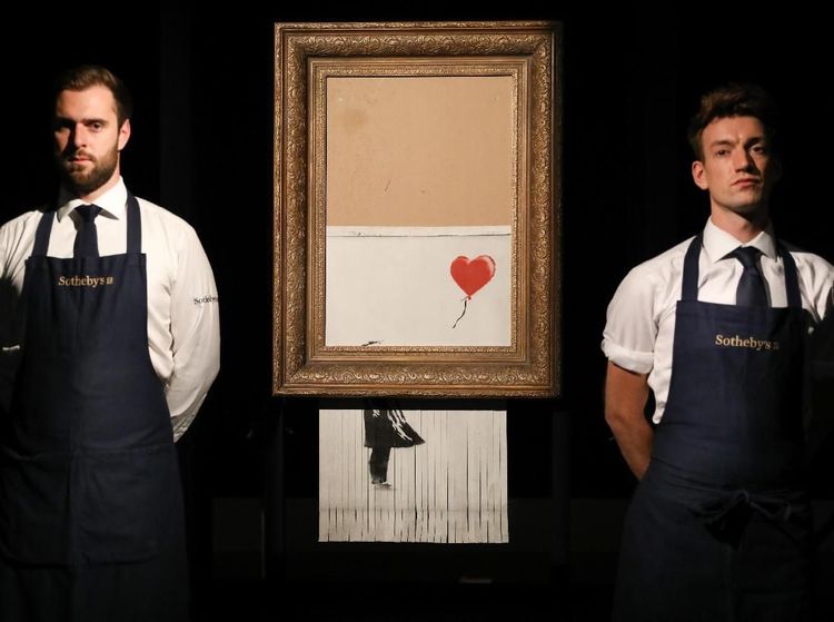 Ini Penampakan Lukisan Banksy Senilai Rp 20 M