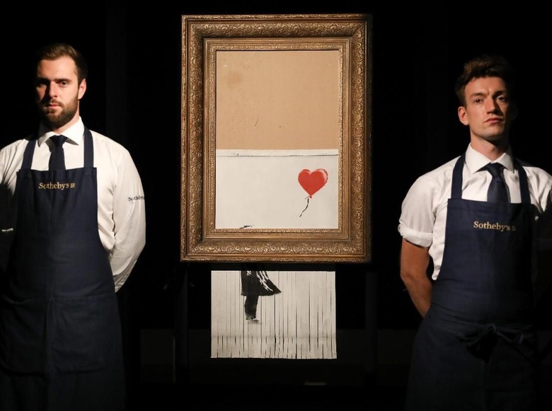 Malfungsi, Lukisan Rp 20 M Banksy Seharusnya Hancur Semua Malfungsi, Lukisan Rp 20 M Banksy Seharusnya Hancur Semua