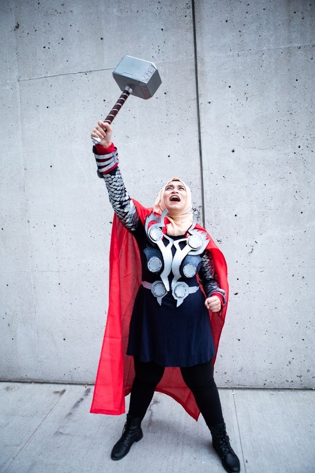 Kelompok hijabers tersebut menamakan diri mereka Hijab Heroes. Maliha Fairooz, salah satu hijabers kelompok tersebut menunggah foto-foto mereka di medsos hingga viral. Foto: Dok. Maliha Fairooz