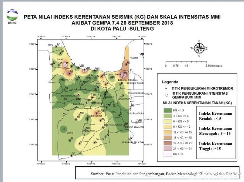 Pasca Gempa Sulteng, BMKG Petakan Lokasi Rawan untuk Permukiman Pasca Gempa Sulteng, BMKG Petakan Lokasi Rawan untuk Permukiman