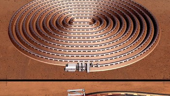 Berbeda dari yang lain, hunian ini digelar, bukan dibangun maupun ditanam. Foto: NASA