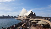 Pindah ke Benua Kanguru, Opera House di Sydney yang ikonik pun turut jadi lokasi prewedding (Fitraya/detikTravel)  