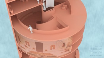 Konsep ini terbilang ambisius karena perlu mengebor lapisan es di Mars terlebih dahulu untuk membangunnya. Foto: NASA