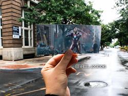 Keren! Ketika Foto Adegan Film Disatukan dengan Lokasi Aslinya