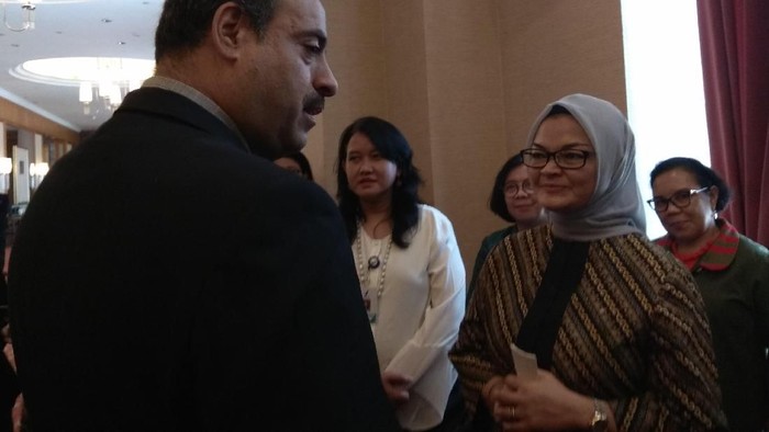 Kepala BPOM, Penny K Lukito dalam pertemuan Kerja Sama Selatan-Selatan (KSS). Foto: Aisyah Kamaliah/detikHealth Kepala BPOM, Penny K Lukito dalam pertemuan Kerja Sama Selatan-Selatan (KSS). Foto: Aisyah Kamaliah/detikHealth