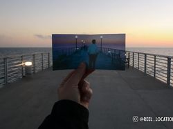 Keren! Ketika Foto Adegan Film Disatukan dengan Lokasi Aslinya