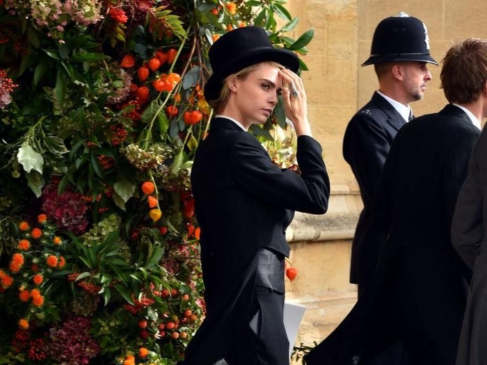 US-THE-2022-MET-GALA-CELEBRATING- NEW YORK, NEW YORK - MAY 02: Cara Delevingne attends The 2022 Met Gala Celebrating