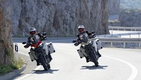 Mesin Ducati Multistrada 1260 Enduro ini dikawinkan dengan Ducati Quick Shift (DQS), sehingga tenaga yang dihasilkan bakal sesuai dengan betotan gas. Foto: dok. Ducati