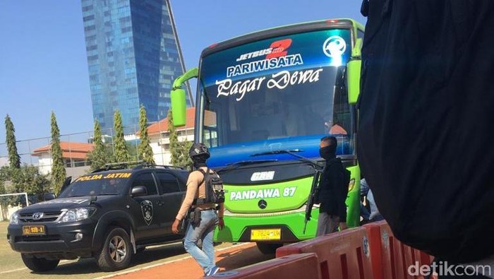 23 Napi Teroris Polda Jatim Dipindahkan ke Jakarta