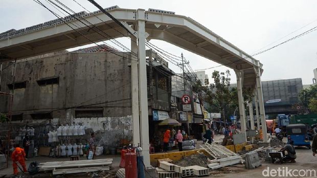 Terus Dikebut, Skybridge Tanah Abang Sudah 78%