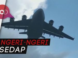 Video: Wah, Pesawat Ini Terbang Rendah Dekat Gedung Tinggi