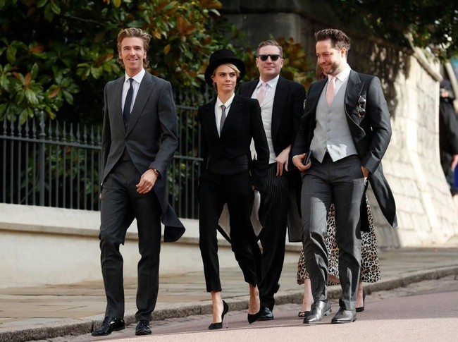 Cara merupakan teman dekat Putri Eugenie. Keduanya pernah bercengkerama saat pesta di London Fashion Week, 2015 silam. Cara juga dikabarkan diundang di ulang tahun Eugenie yang ke-25. Foto: Getty Images