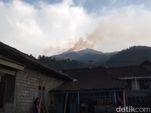 Luas Lahan di Gunung Merbabu yang Terbakar Capai 100 Ha