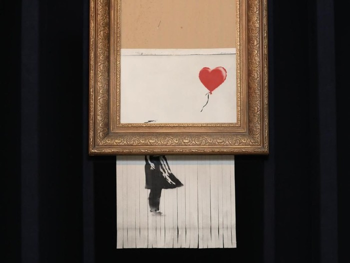 Ini Penampakan Lukisan Banksy Senilai Rp 20 M