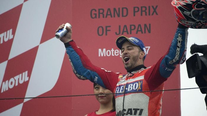 Andrea Dovizioso memenangi MotoGP Jepang 2017. Siapa pemenang tahun ini? (Foto: Mirco Lazzari gp/Getty Images) Andrea Dovizioso memenangi MotoGP Jepang 2017. Siapa pemenang tahun ini? (Foto: Mirco Lazzari gp/Getty Images)