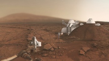 Entah kenapa bangunan ini seperti terinspirasi dari rumah milik Patrick Star, karakter dalam kartun SpongeBob SquarePants. Foto: NASA