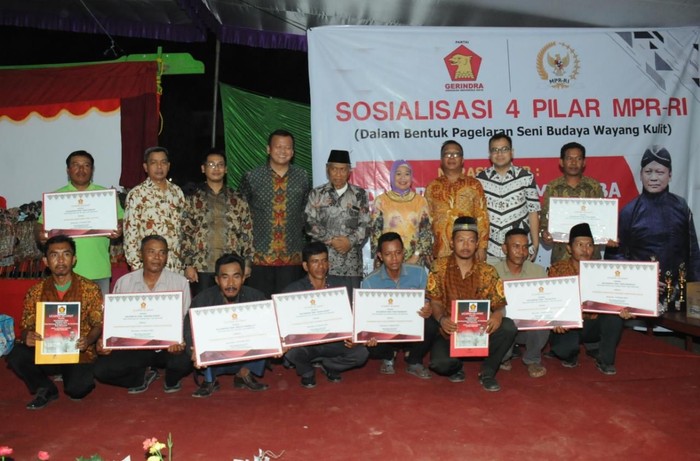 Sosialisasi Empat Pilar, MPR AJak Warga Nonton Wayang Kulit