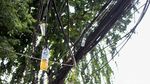 Kabel Kusut dan Semrawut di Blok M