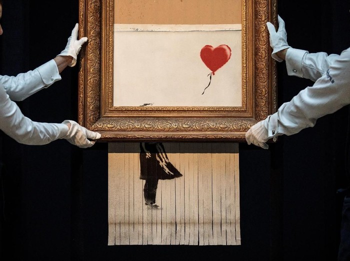 Ini Penampakan Lukisan Banksy Senilai Rp 20 M