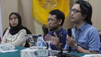 Diskusi tersebut membahas perilaku elite politik di Indonesia menggunakan media sosial sudah termasuk bagian dari peradaban dan terekam menjadi arsip sejarah pada masa mendatang. Foto: dok. FIB UI