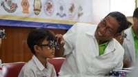 Pemeriksaan ini bertujuan untuk merangkul siswa SD yang memang dalam segi kesehatan matanya terabaikan.