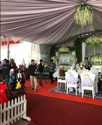 SPBU jadi tempat pernikahan