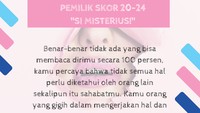 Misterius tapi tetap keren. Jadi, kamu yang mana? Demikian dikutip dari 7 Seconds Riddle. (Foto: detikHealth)