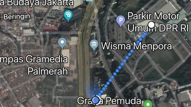 Peluru Nyasar, Jarak Lapangan Perbakin dan Gedung DPR 400 Meter