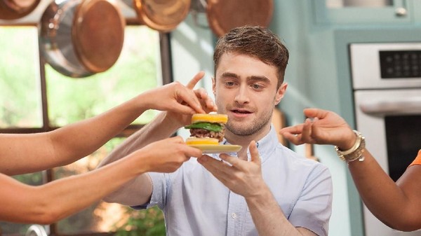 Pose Daniel Radcliffe, Harry Potter yang Suka Makan Sendirian