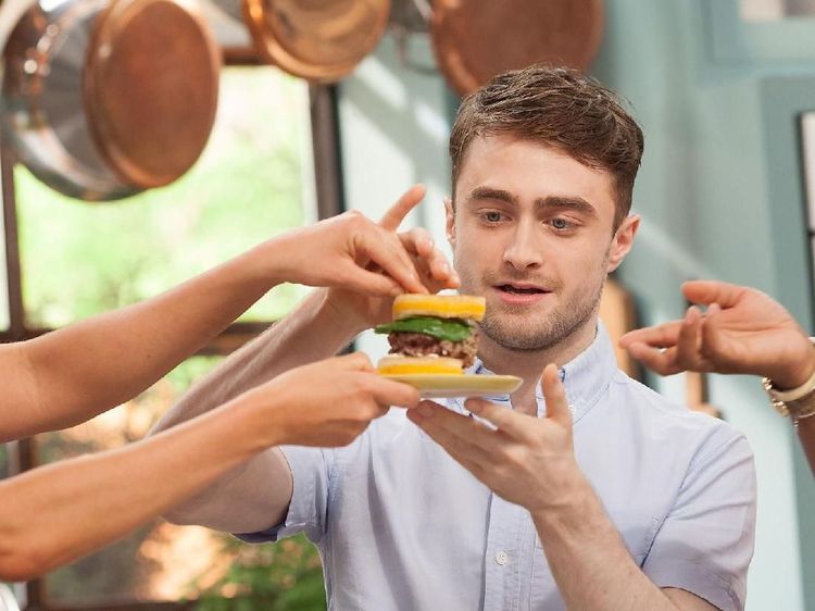 Pose Daniel Radcliffe, Harry Potter yang Suka Makan Sendirian
