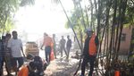 Penampakan Tanah Bergeser dan Retak di Pagedangan Tangerang